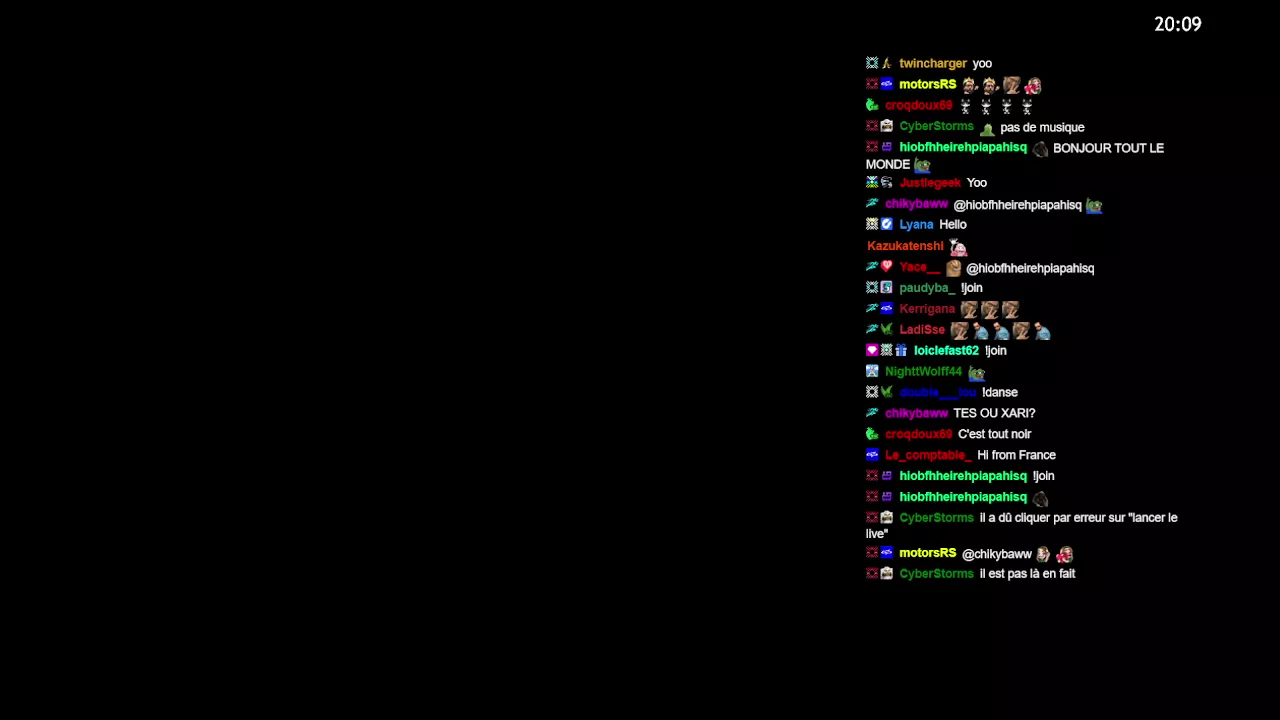 06 novembre 2025 - Live with Restream